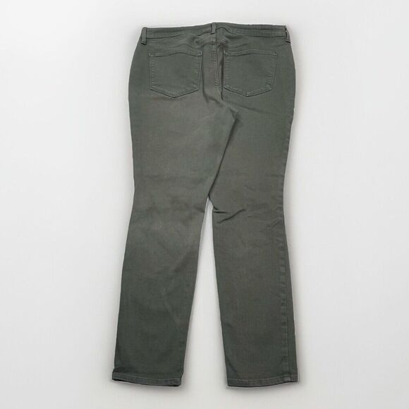 Old Navy Rockstar Jeans Womens 14 Skinny Distressed Green Measures 34 x 27.5 - Picture 2 of 9